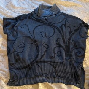 Chic Navy Turtleneck Sweater